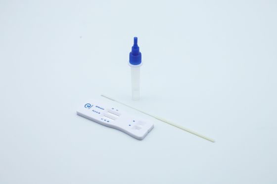 COVID 19 کیت تست سریع آنفلوآنزا Combo مواد پلاستیکی