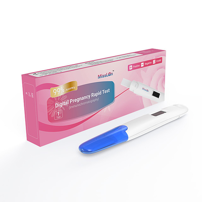 کیت تست دیجیتال HCG ODM با +/- نتیجه دقت 99.9% برای تشخیص بارداری