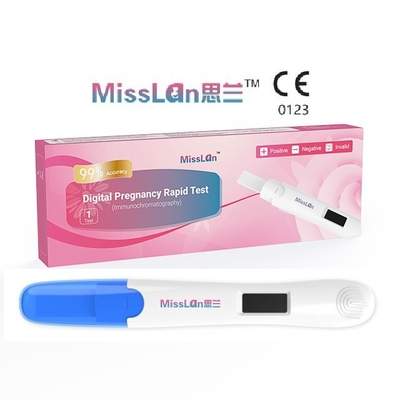 کیت تست سریع HCG دیجیتال Miss Lan با دقت 99% 25mIU