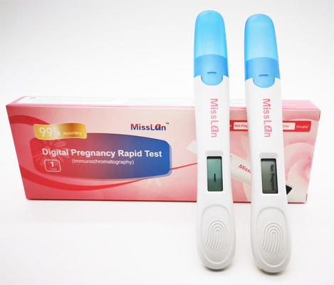 کیت تست بارداری دیجیتال ISO 13485 برای تشخیص HCG ادرار